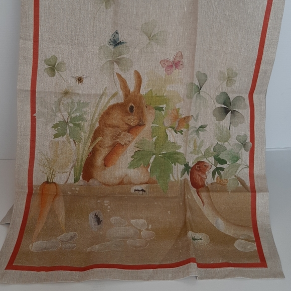 Tessitura Toscana Telerie 100% Linen 18" x 67" Table Runner - Picture 6 of 16